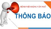 Thư mời tham gia gửi hồ sơ năng lực thực hiện dịch vụ cận lâm sàng  phục vụ hoạt động khám bệnh, chữa bệnh tại Bệnh viện Đặng Văn Ngữ